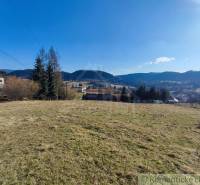 Beautiful view of the hills and landscape around Ľubietová; sunny day, nature of the Gardens.