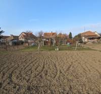 Garden with topsoil behind the family house on Martinova Street, Lúčnica nad Žitavou.