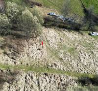 Landscape view in the Vydrná area, suitable plots for living.