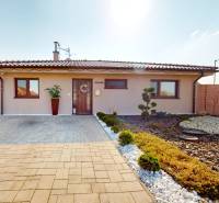 A family house on Maria Theresa Street in Holíč with a landscaped garden and terrace.