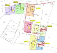 Land division plan for residential purposes in Spišské Vlachy, designation of reserved plots.