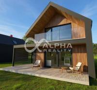 Wood and glass family house with a terrace in Spišské Vlachy, Residential plots.