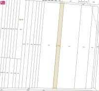 Cadastral map of the Vinice area in the village of Bara with parcel numbers and land boundaries.