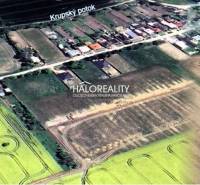 Aerial view of plots in Horná Krupá, suitable for living in a natural environment.