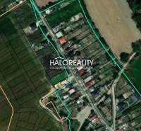 Aerial view of residential plots in Horná Krupá.