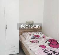 A simple room in a 3-room apartment with a wooden decor floor and a child's bed.