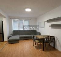 Living room in a 4-room apartment with a wood-patterned floor, sofa, and dining table.