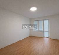 A spacious room with light walls and a floor with a wooden decor in a 4-room apartment.
