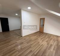 Studio apartment with wood-patterned flooring and white walls.