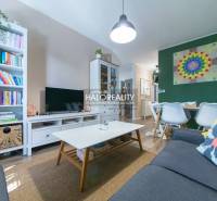 Living room in a 3-room apartment with a green wall and a wooden decor floor.