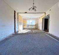 The interior of a family house with an unfinished room and preparation for renovation.