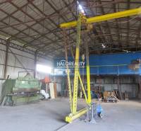 Industrial interior with equipment in warehouses and halls.