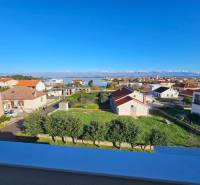 View of houses and green areas in Nin from Nin Street, Holiday Apartment.