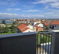 View of the panorama and sea from a holiday apartment in Nin, on Nin Street.