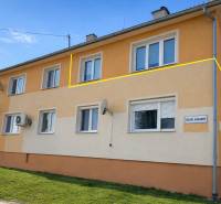 The exterior of the apartment building on Dolné Suroviny Street in Senica with a 2-bedroom apartment.