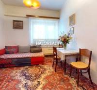 Living room in a family house with a carpet, couch, and a table with flowers.