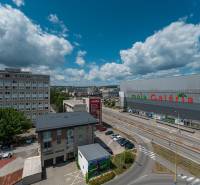 Building and shopping center Moja Galéria on Pražská Street in Košice - West district.