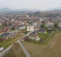 Aerial view of a residential area in Rosina, ideal for residential plots.