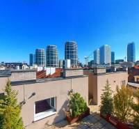 The view from the terrace of a 5 or more room apartment on Lazaretská Street in Bratislava.