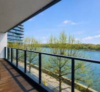Balcony of a 3-room apartment with a view of the river, Dvořákovo nábrežie, Bratislava - Staré Mesto.
