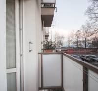Balcony of a 2-room apartment on Hlinkova Street, Košice - Sever district, with a view.