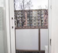 View from the balcony of the housing estate on Hlinkova Street in Košice.