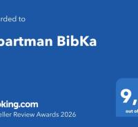 Award for Apartment BibKa with a rating of 9.7 in the Traveller Review Awards 2026.
