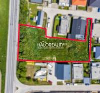 Aerial view of a building plot in Senec suitable for residential land.