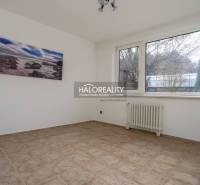 A spacious room with a window and a radiator in a family house.