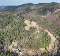 Forests and agricultural lands in the hills surrounding Lazy pod Makytou.