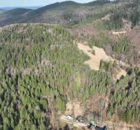 Forests and meadows of agricultural and forest lands in Lazy pod Makytou, scenery of nature.