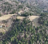 A hilly landscape where agricultural and forest lands near Lazy pod Makytou blend with dense forests.