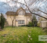 A family house with a spacious garden and ornamental trees on Krčméryho Street in Bratislava.