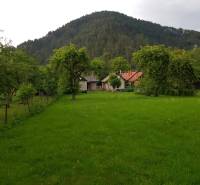 A family house in Blatnica on Blatnica Street surrounded by greenery and trees.