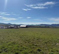 A view of residential plots in Stránske on Borie Street, with a panorama of the landscape.