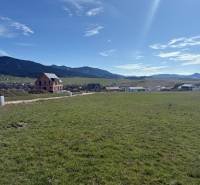 Plots - housing in Stránske, Borie Street with a view of the mountains and the village.