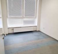 A room with large windows, a wooden decor floor, and a radiator in the office.