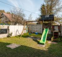 Playground in the garden of a 4-room apartment on Cesta na Klanec, Bratislava - Lamač.