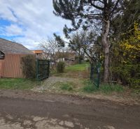 A gate surrounded by greenery and a fence on residential land in Bohdanovce.