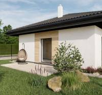 A family house on Kostolná in Drahovce with a terrace and a garden full of greenery.