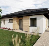 Family house on Kostolná Street in Drahovce with a lawn and a landscaped garden.