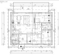Ground floor plan of the family house on Hubinska Street in Moravany nad Váhom.