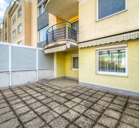 Outdoor terrace of a 3-room apartment on E. Belluša Street in Piešťany.