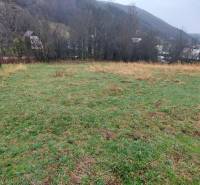 Grassy recreational plots in Púchov with views of the surrounding nature and village houses.