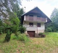 A cottage in Borský Svätý Jur surrounded by greenery, ideal for relaxation and rest.