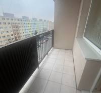 Balcony in a studio apartment on Postupimská Street, Košice - Dargovských hrdinov district.