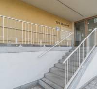Entrance to a 3-room apartment on Bajkalská Street in Bratislava, Ružinov with a staircase.