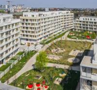 Residential complex in Bratislava - Ružinov with an inner courtyard and a children's playground.