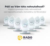 In the picture are trophies for a real estate agency, the ideal way to showcase success.