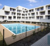 Building with a swimming pool on Agátová Street in Bratislava - Dúbravka.